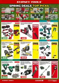 Sydney Tools catalogue Page 1: DeWalt 1675W 305mm (12") Dual Bevel Slide Compound Mitre Saw DWS780-XE €1.049,00
