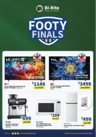 Bi-Rite catalogue Page 1: TCL 98" Premium QD-MINI LED Google TV €3.498,00, LG 65" QNED70B AI MINI LED 4K SMART TV €1.149,00