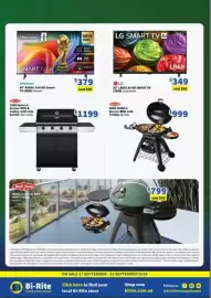 Bi-Rite catalogue Page 10: Bigg Bugg 2 burner BBQ with Trolley €999,00, Hisense 40" A4SAU Full HD Smart TV (2026) €379,00