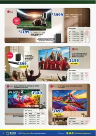 Bi-Rite catalogue Page 2: LG 65" OLED AI B6 4K SMART TV €2.499,00, LG 65" QNED70B AI Mini LED 4K Smart TV €1.149,00