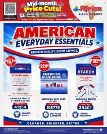Africa Cash and Carry catalogue week 38 Page 15: American Blue Cube STINI €224,93, American Starch €192,04