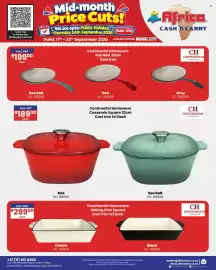 Africa Cash and Carry catalogue week 38 Page 50: Continental Homeware Baking Dish Square Cast Iron €299,00