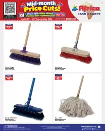 Africa Cash and Carry catalogue week 38 Page 61: Broom Metal Grip (Afri) €26,99, Broom Budget (Afri) €15,99