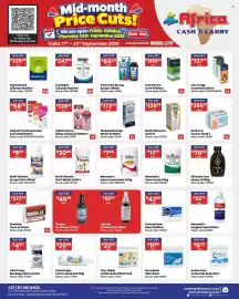 Africa Cash and Carry catalogue week 38 Page 9: Tiny Teddy Cotton Buds €22,50, Muthi Wenyoni Antacid €138,00