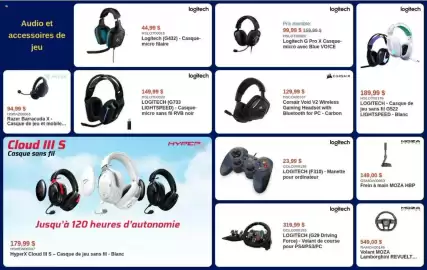 Canada Computers flyer Page 7: Logitech (F310) - Manette pour ordinateur €23,99