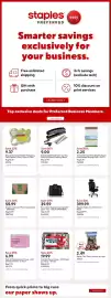 Staples flyer Page 12: Swiss Gear Topload Laptop Briefcase - 15.6 - Black (SWA0586) €39,59