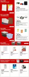 Staples flyer Page 15: Brother genuine bttag231 label tape for p-touch label makers - black €9,99