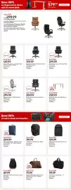 Staples flyer Page 8: La-Z-Boy chairs €299,99, Serta SmartLayers Arlington Executive Chair €299,99