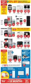The Brick flyer week 38 Page 17: Laundry Team Top-Load Washer €1.095,00, Samsung French-Door Fridge €2.095,00