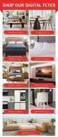 The Brick flyer week 38 Page 2: SHOP OUR DIGITAL FLYER Living Room Deals > Dining Deals > Mattress Deals > Sleep Accessories