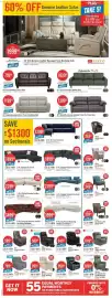 The Brick flyer week 38 Page 6: 6-Pc. Sky Power Reclining Modular Sectional €399,95, 5-Pc. Lounge Modular Sectional €1.899,95