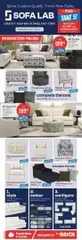 The Brick flyer week 38 Page 7: FHI-Sep 18-0004 Same Custom Quality. Fresh New Styles. ♫ SOFA LAB CREATE IT YOUR WAY IN