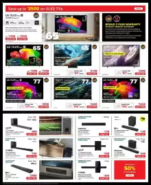 Visions Electronics flyer week 38 Page 3: Yamaha Dolby Atmos Soundbar and Subwoofer System €499,00