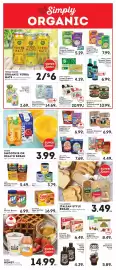Market Place IGA flyer week 38 Page 4: Villaggio italian style bread €3,49, Rawesome Organic Raw Vegan Cakes €6,49