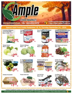 Ample Food Market flyer (valid until 24-09)