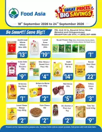 FoodAsia flyer week 38 Page 1