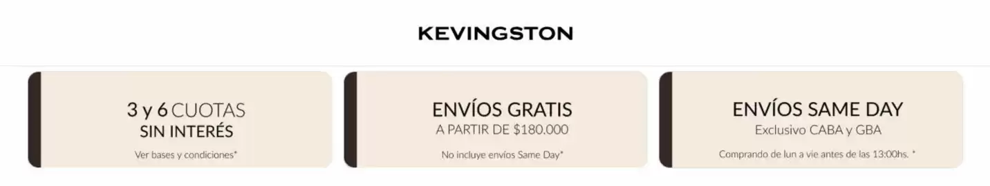Catálogo Kevingston Página 1