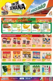 Folheto Atacadão Página 1: Carreteiro - arroz parboilizado €12,90, Aurora - leite longa vida €3,89