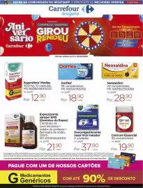 Catálogo Drogarias Carrefour semana 38 Página 1: Neosaldina - 20 comp primos €28,90, Novo - central essencial €19,90