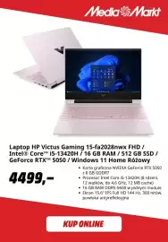 Media Markt gazetka tydzień 38 Strona 2: Laptop HP Victus Gaming €4.499,00