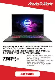 Media Markt gazetka tydzień 38 Strona 3: Laptop do gier PCSPECIALIST Standard €7.341,63