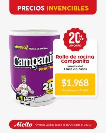 Catálogo Supermercados Aiello Página 5: Campanita rollo de cocina €1.968,00