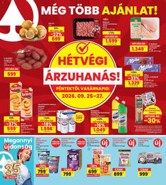 Interspar akciós újság hét 39 Oldal 20: S-BUDGET csirkemellfilé €1.349,00, Regnum darált marhahús €1.599,00