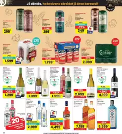Interspar akciós újság hét 39 Oldal 14: Borsodi sör €299,00, Gere & Schubert €1.599,00