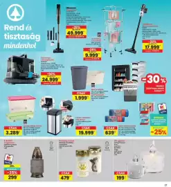 Interspar akciós újság hét 39 Oldal 17: Szennyestartó €1.999,00, Lamart szemetes USB sensor €19.999,00