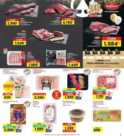 Interspar akciós újság hét 39 Oldal 5: Tanyasi csirke bőségtál €1.999,00, Regnum sertésszűzpecsenye €2.990,00