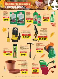 Spar akciós újság hét 39 Oldal 18: Szennyvízszivattyú €9.999,00, Virágcserép-alátét €149,00
