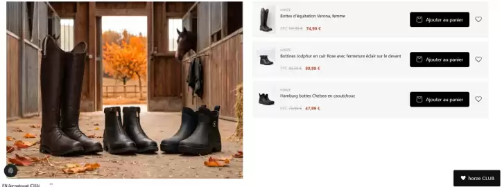 Catalogue Horze semaine 38 page 1