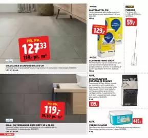 Jem & fix tilbudsavis uge 39 Side 14: Weber gulvspartel fin €129,00, Alfix universalfuge cerafill 10 colour €139,00