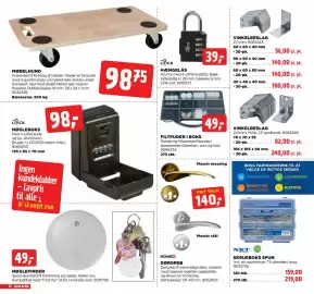 Jem & fix tilbudsavis uge 39 Side 16: Møbelhund €98,75, Nkt skrueboks spun €159,00
