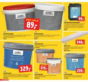 Jem & fix tilbudsavis uge 39 Side 20: Luxi loftmaling €259,00, Luxi vægmaling €329,00
