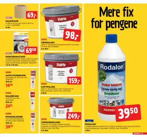 Jem & fix tilbudsavis uge 39 Side 21: Stabile loftmaling €159,00, Stabile Vægmaling €98,00