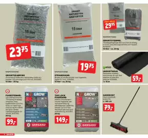 Jem & fix tilbudsavis uge 39 Side 6: Garden ukrudtsdug €59,00, Dansand Top Lock Fugesand €149,00