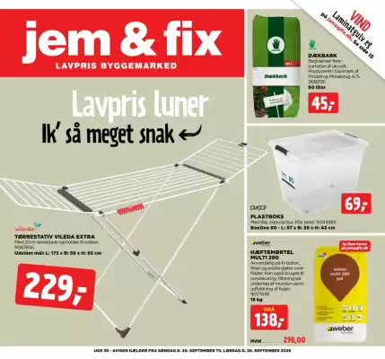 jem & fix (gælder indtil 27-09)