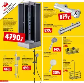 Jem & fix kundeavis uke 39 Side 12: DUSJARMATUR €879,00, DUSJKURV €249,00