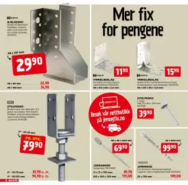 Jem & fix kundeavis uke 39 Side 16: BJELKESKO €29,90, STOLPESKO