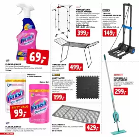 Jem & fix kundeavis uke 39 Side 4: PICOBELLO M GULVVASKER €299,00, TØRKESTATIV VILEDA TOWER €399,00