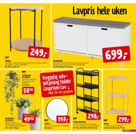 Jem & fix kundeavis uke 39 Side 5: BORD €249,00, SKOBENK €699,00