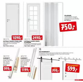 Jem & fix kundeavis uke 39 Side 7: HVITMALT MASSIV STABIL DØR €1.090,00, KARMSETT €999,00