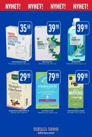 Rema 1000 kundeavis Side 10: TØYVASK HVITT €39,90, RHUBARB & ELDERFLOWER TE €29,90