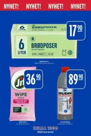Rema 1000 kundeavis Side 9: AVLØPSÅPNER €89,90, WIPE EDDIK €36,90