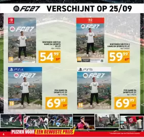 Trafic folder Pagina 4: Ps4 game ea sports fc 27 €69,99, Nintendo switch game ea sports fc 27 €54,99