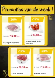 Renmans folder week 40 Pagina 2: Brochette de bœuf marinée €23,68, Filet de dinde €15,58