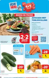 Carrefour folder Pagina 18: Courgettes €1,59, Wortelen Carrefour €1,00