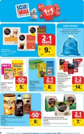 Carrefour folder Pagina 4: Thee en infusie Clipper, Ricola en Twinings €8,30, Koffiepads espresso en melkspecialiteiten €7,50