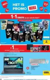 Carrefour folder Pagina 42: Selectie boeken €2,99, Aspire 17 €899,00